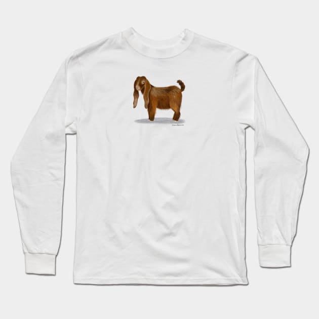 Damascus Goat Long Sleeve T-Shirt by julianamotzko